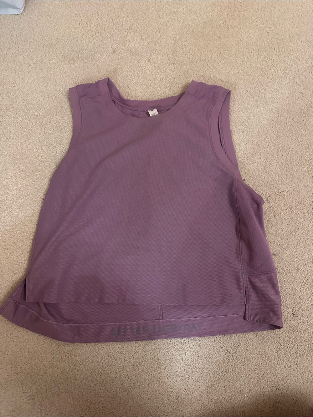 Lululemon Sleeveless Women's Athletic Tank Top - Mauve